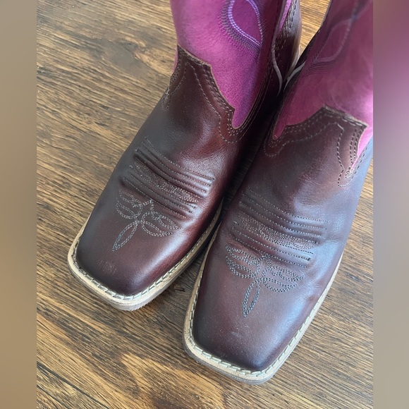 Justin Women’s Gypsy Pink Cowboy Boots size 6.5 - Picture 5 of 12